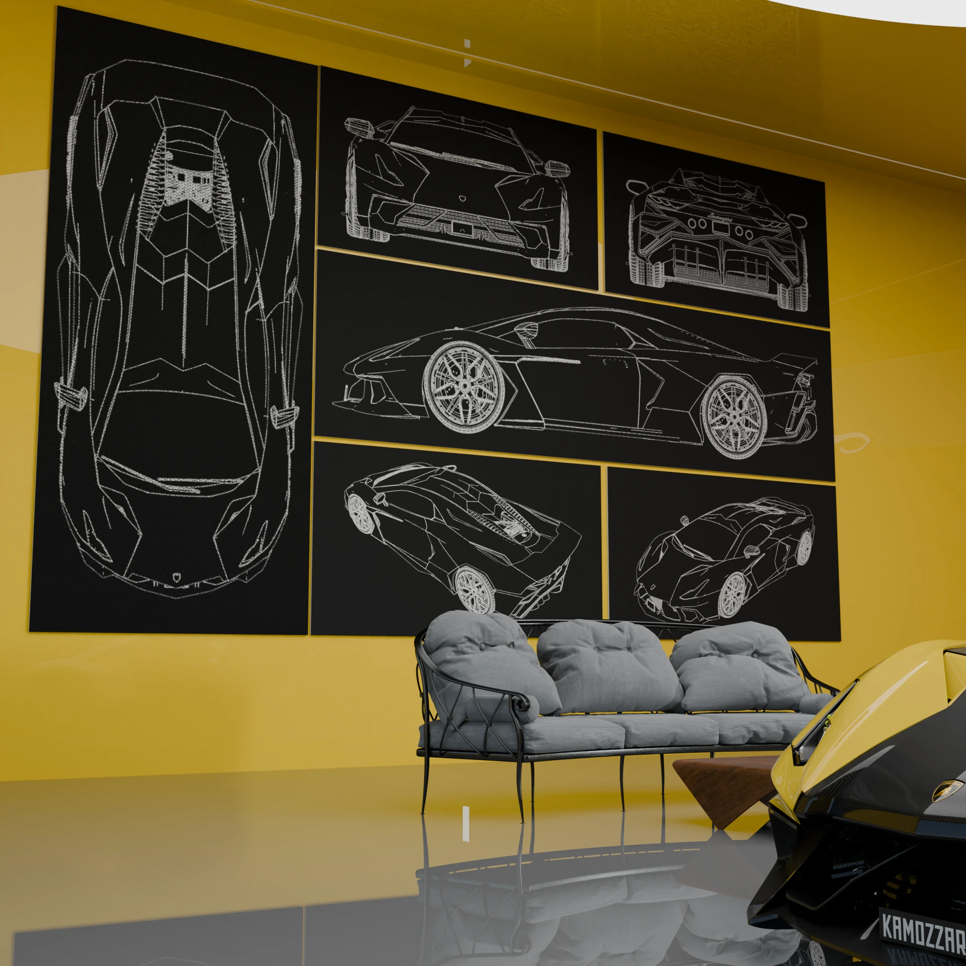 Lambo Concept render 6