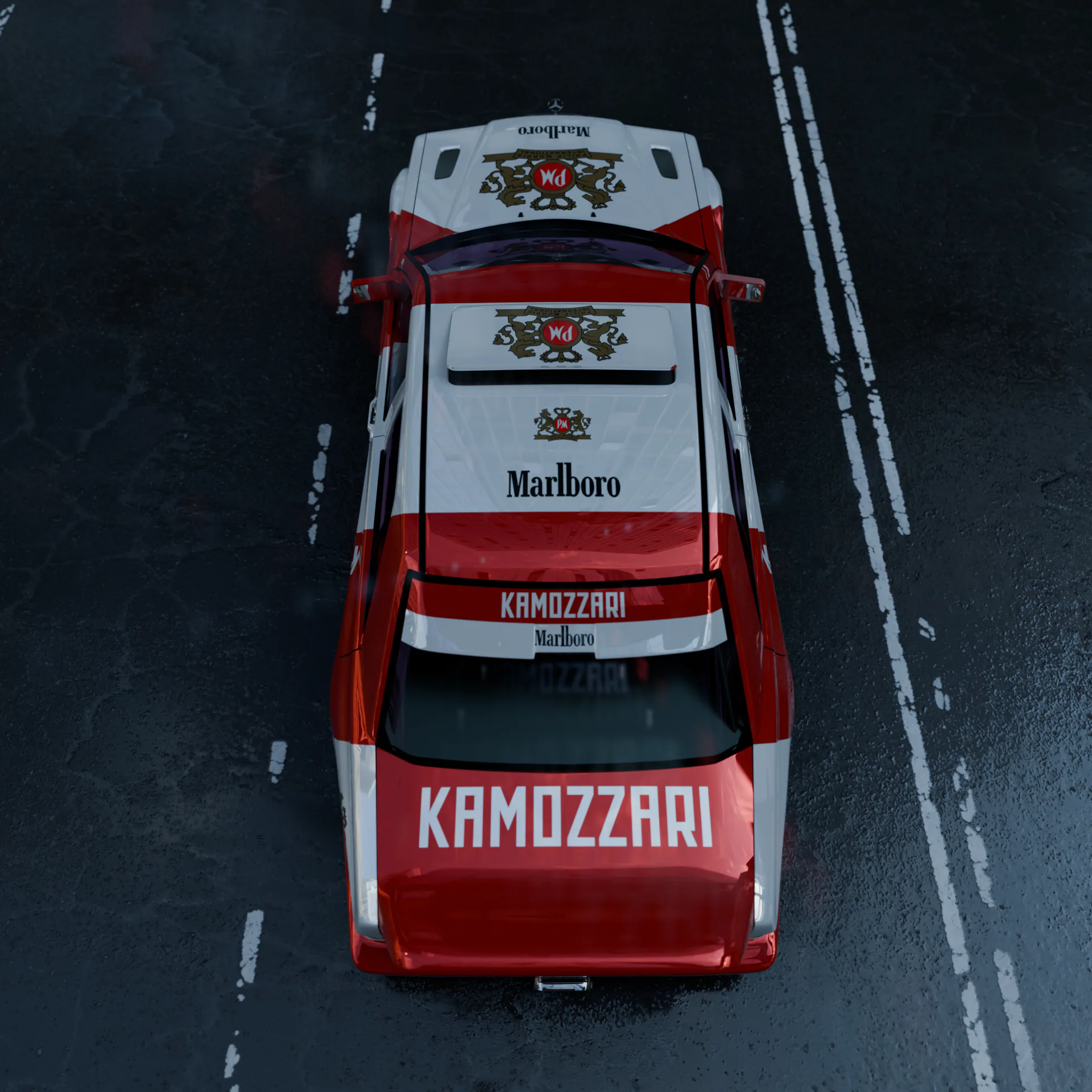 Mercedes 190 EVO render 12