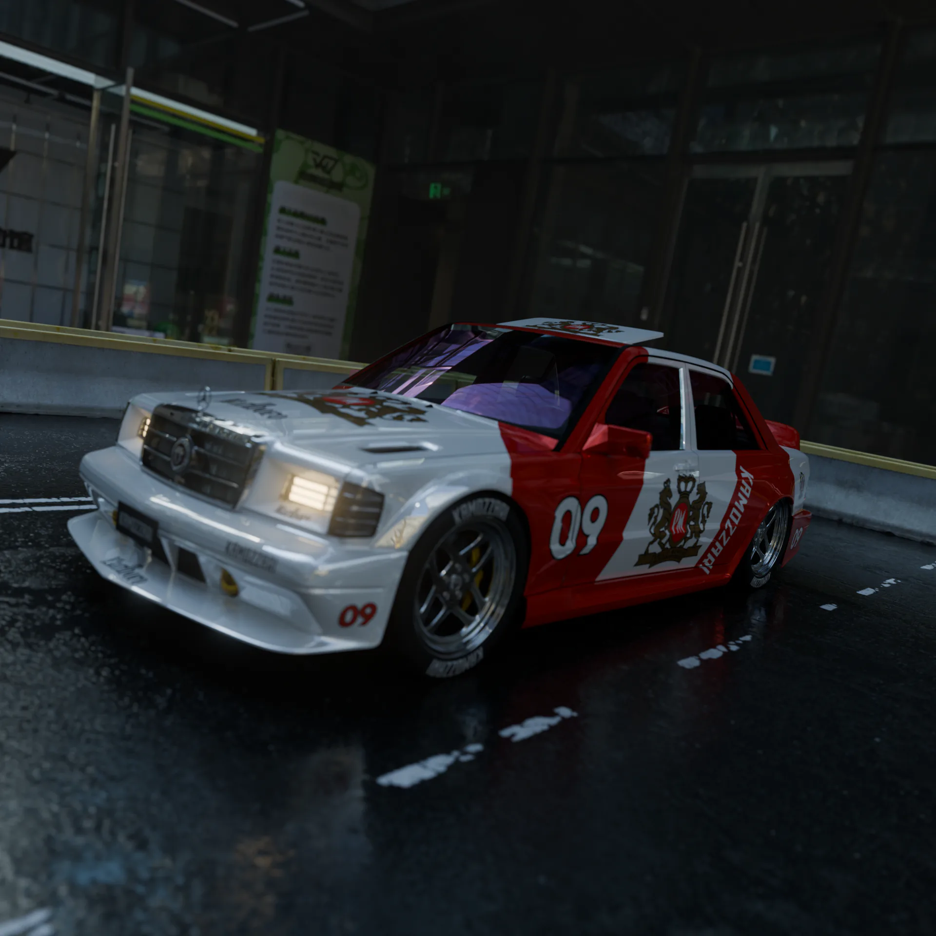 Mercedes 190 EVO render 1