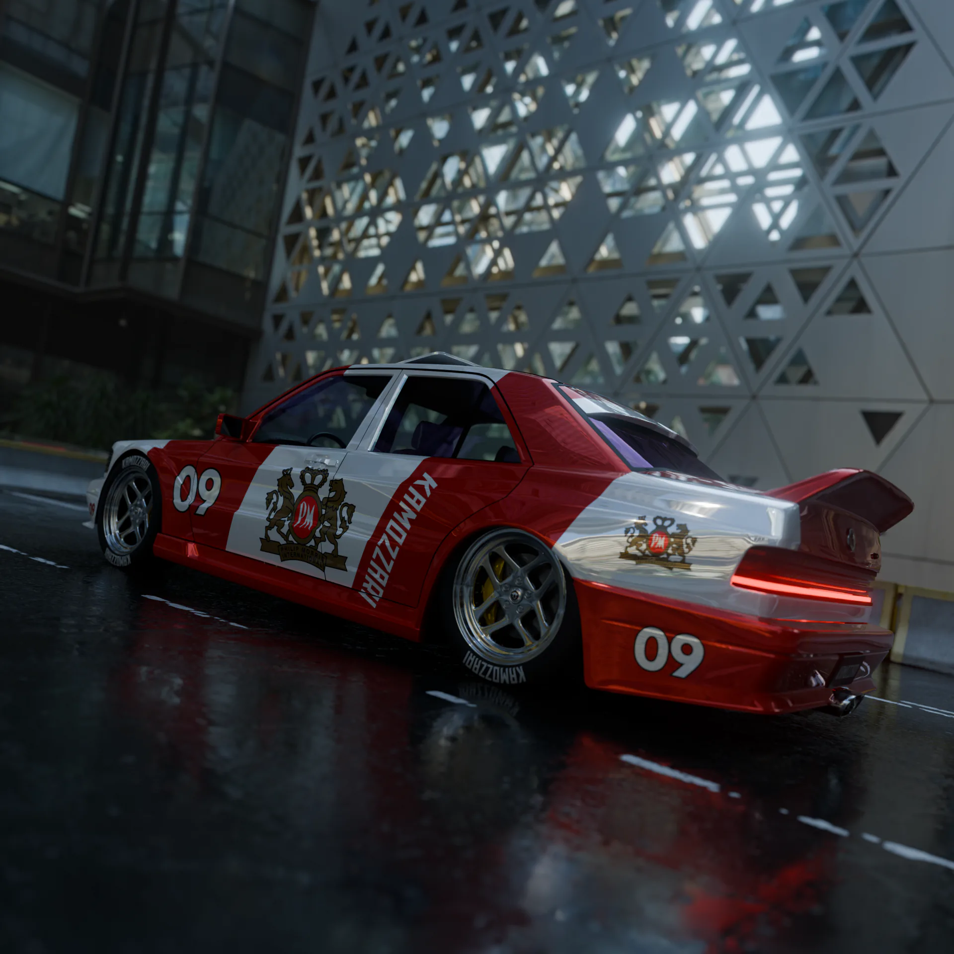 Mercedes 190 EVO render 4