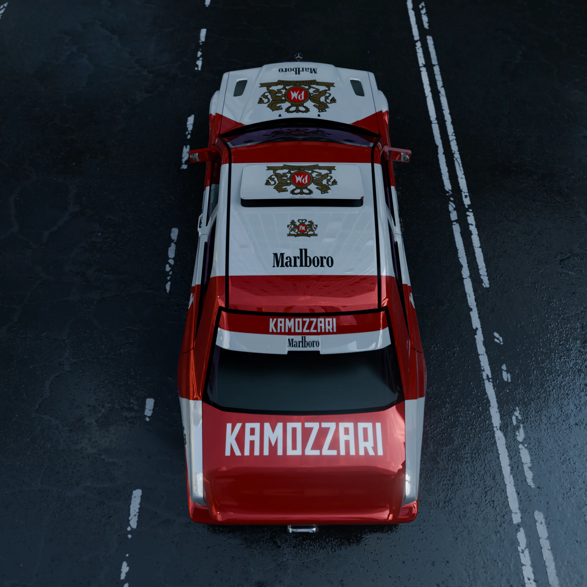 Mercedes 190 EVO render 5