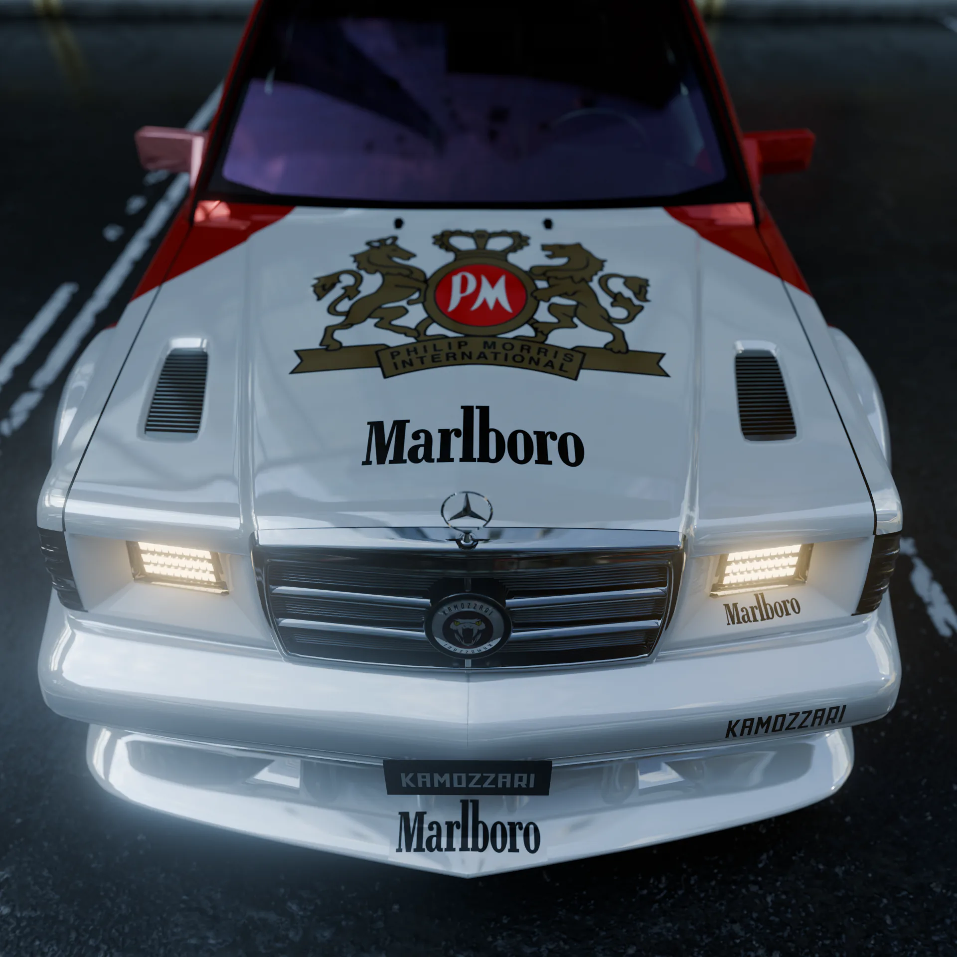 Mercedes 190 EVO render 6